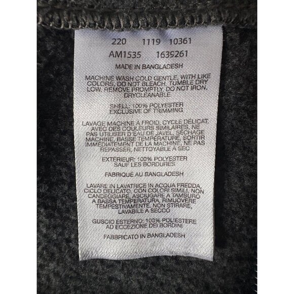 COLUMBIA MENS FLEECE FILL ZIP VEST PLUS SIZE XXL GRAY POCKETS SLEEVELESS - Picture 6 of 6